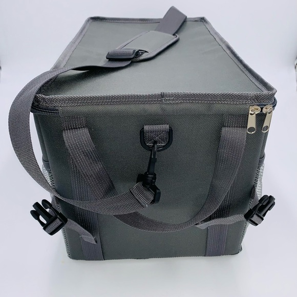 Car Seat Organizer for Kids! Zipper Lid, Cup Holders, and Seat Belt Attachments - Picture 5 of 8